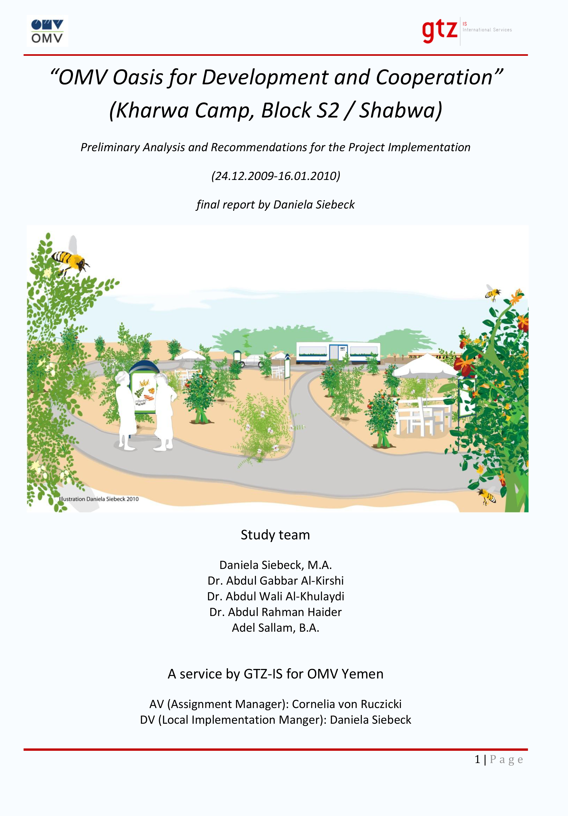  Oasis for Development and Cooperation in the Shabwa Region (2010) 